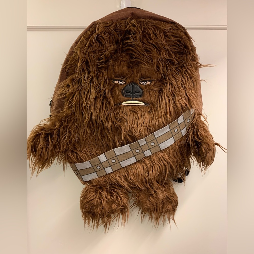 Chewbacca Star Wars Backpack Book Bag Chewy Furry School Zipper Lucas Film.